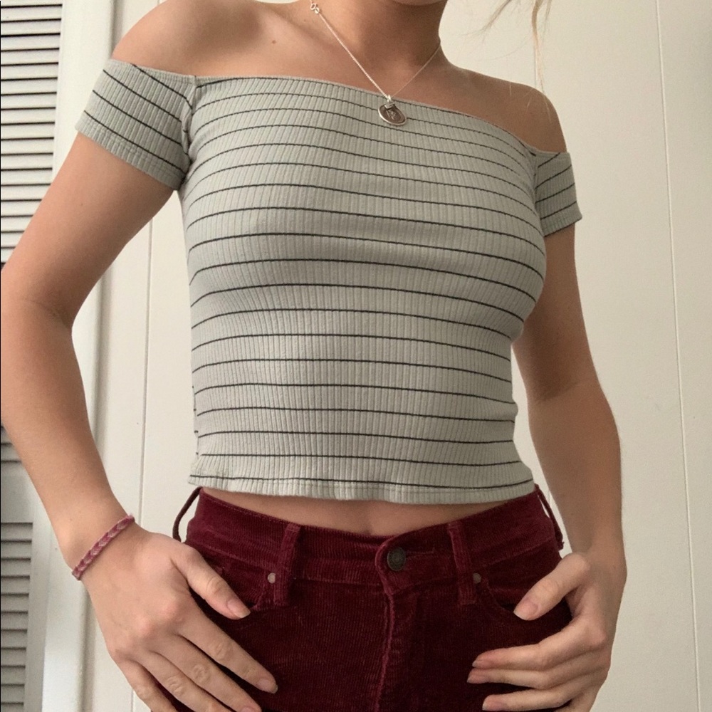 Urban outfitters off the shoulder top